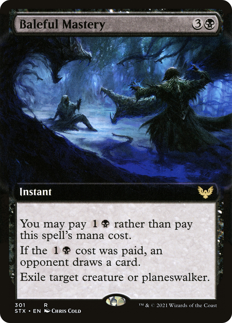 Baleful Mastery (Extended Art) [STX - 301]