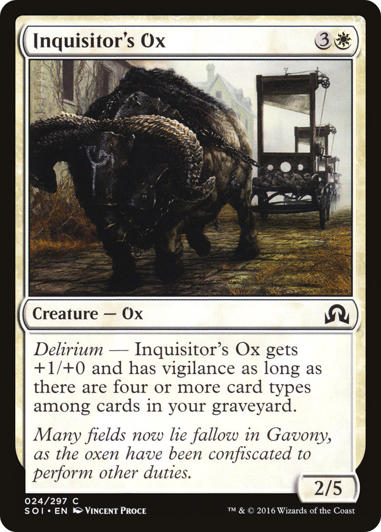 Inquisitor's Ox [SOI - 24]