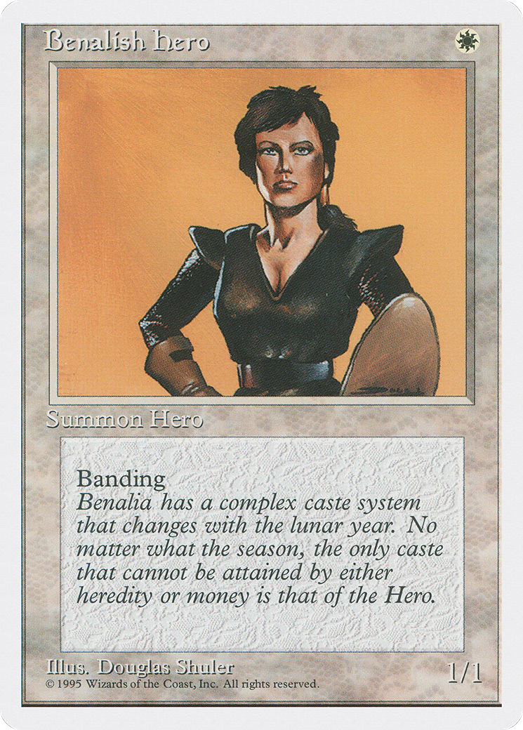 Benalish Hero [4ED - N/A]