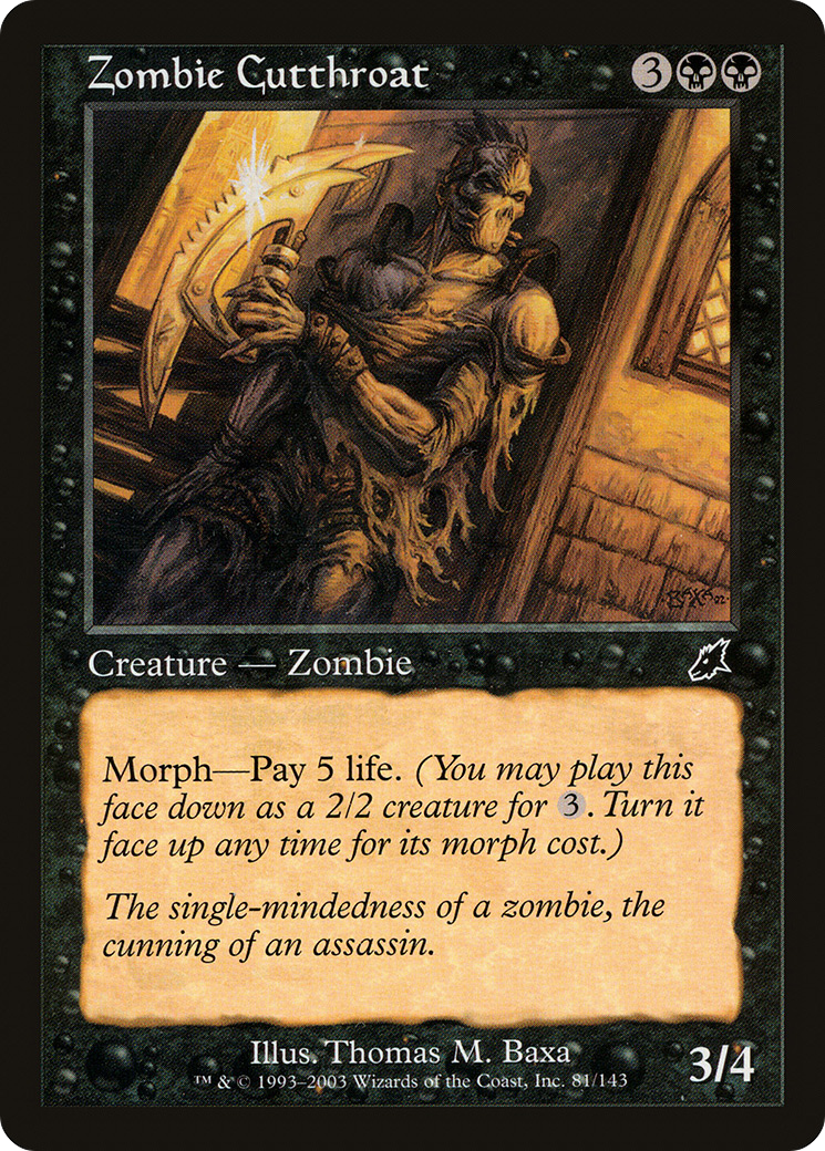 Zombie Cutthroat [SCG - 81]