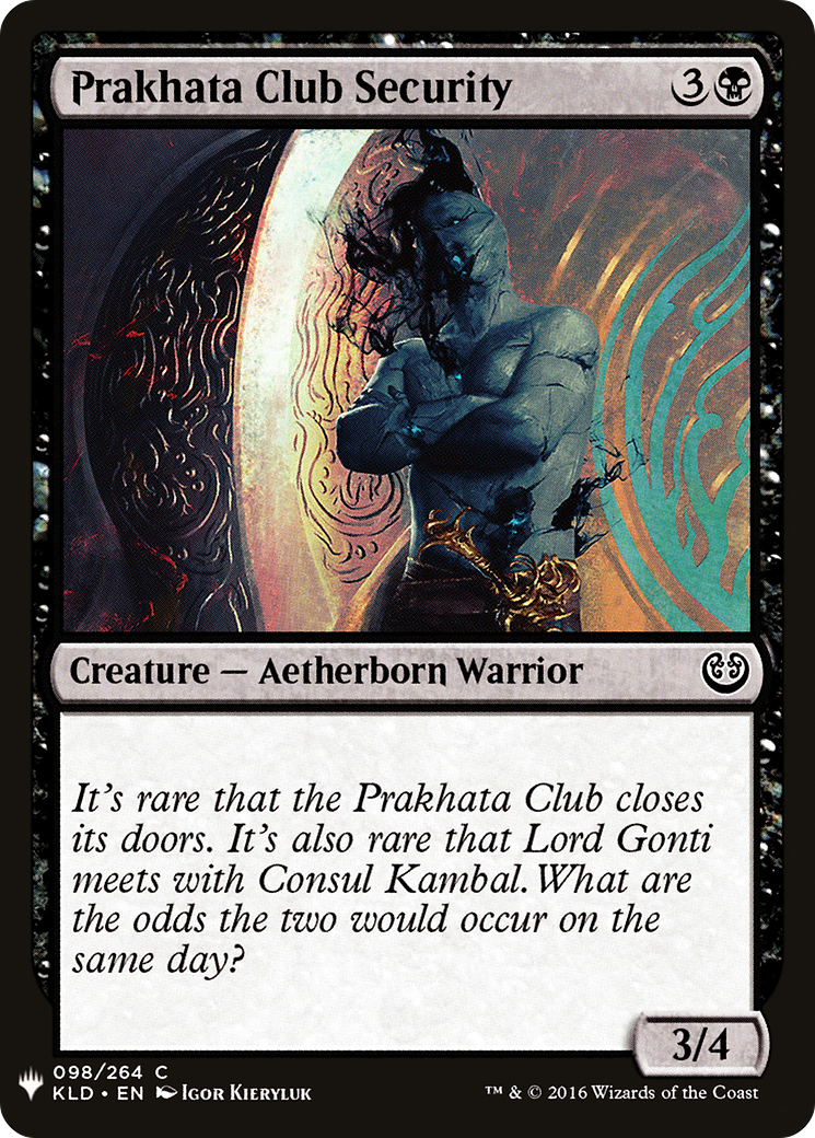 Prakhata Club Security [LIST - 98]