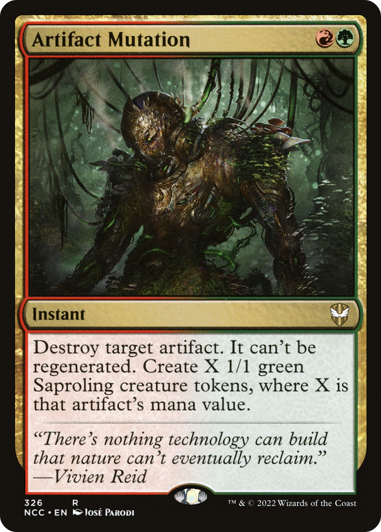 Artifact Mutation [NCC - 326]