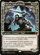 Halvar, God of Battle (Showcase) (KHM-299) - Kaldheim: (Showcase)