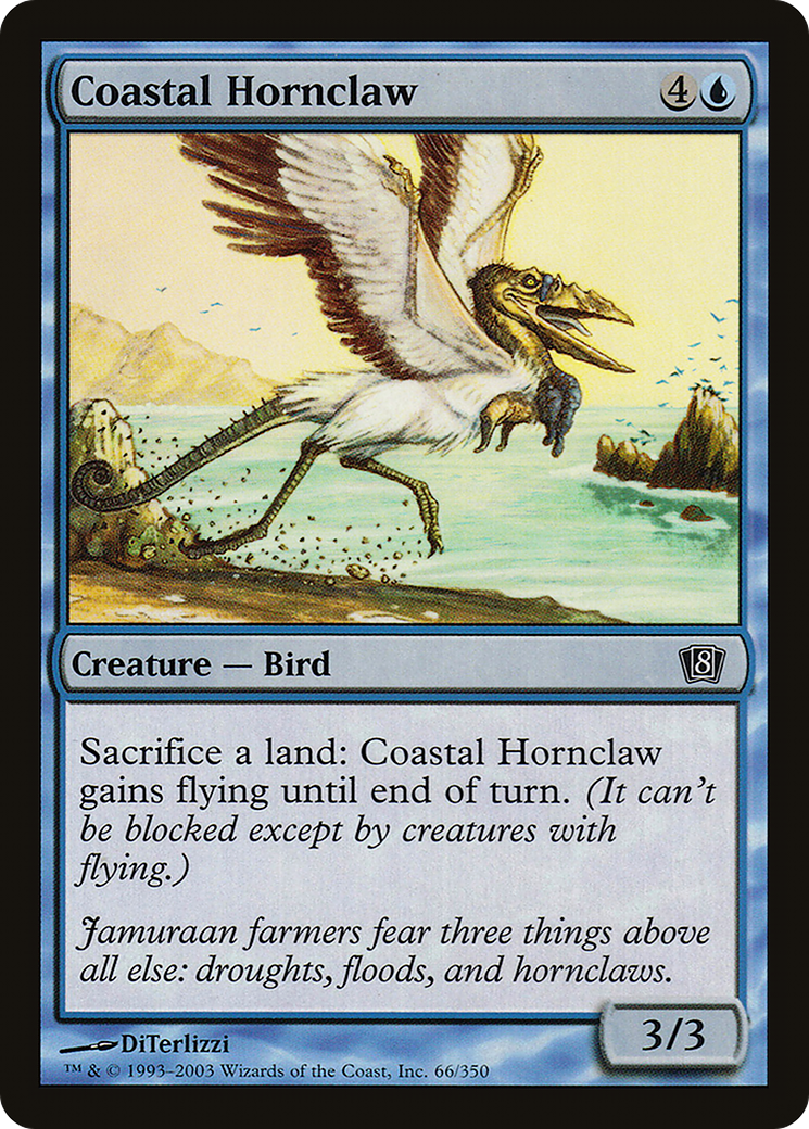 Coastal Hornclaw (8ED-066) - 8th Edition Foil