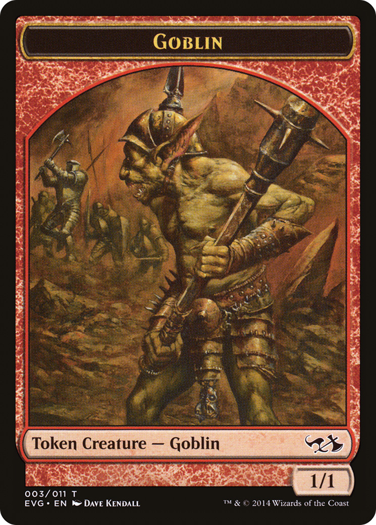Goblin Token (Elves vs. Goblins) (DD3-003) - Duel Decks Anthology: Elves vs. Goblins Tokens