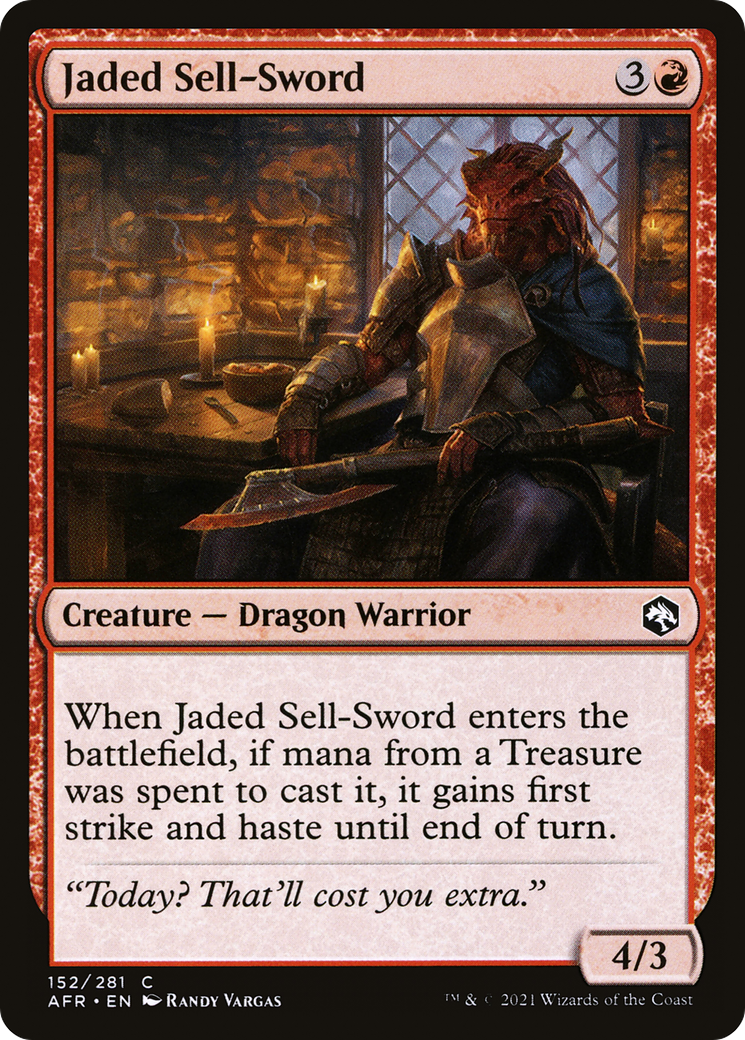 Jaded Sell-Sword [AFR - 152]