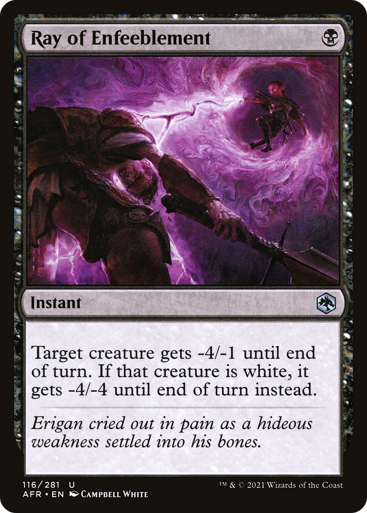 Ray of Enfeeblement [AFR - 116]