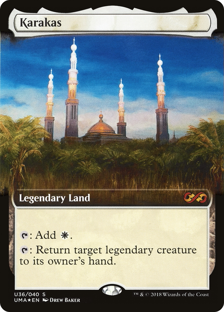 Karakas (UMA:BT-U36) - Ultimate Box Topper: (Extended Art) Foil