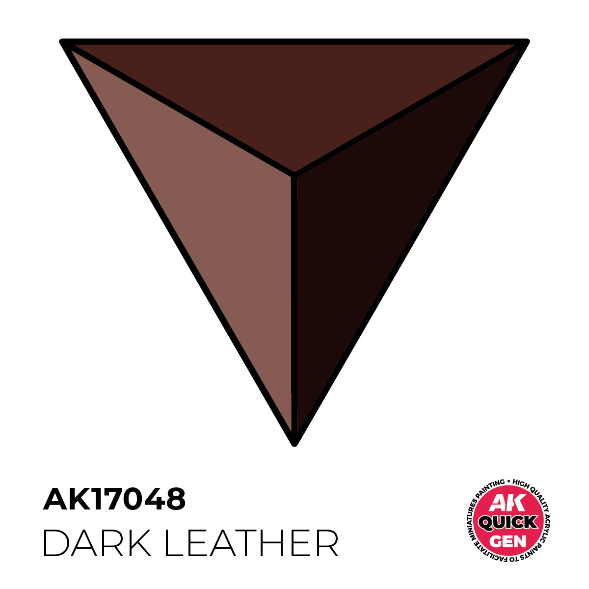 AK Interactive Quick Gen - Dark Leather 18 ml