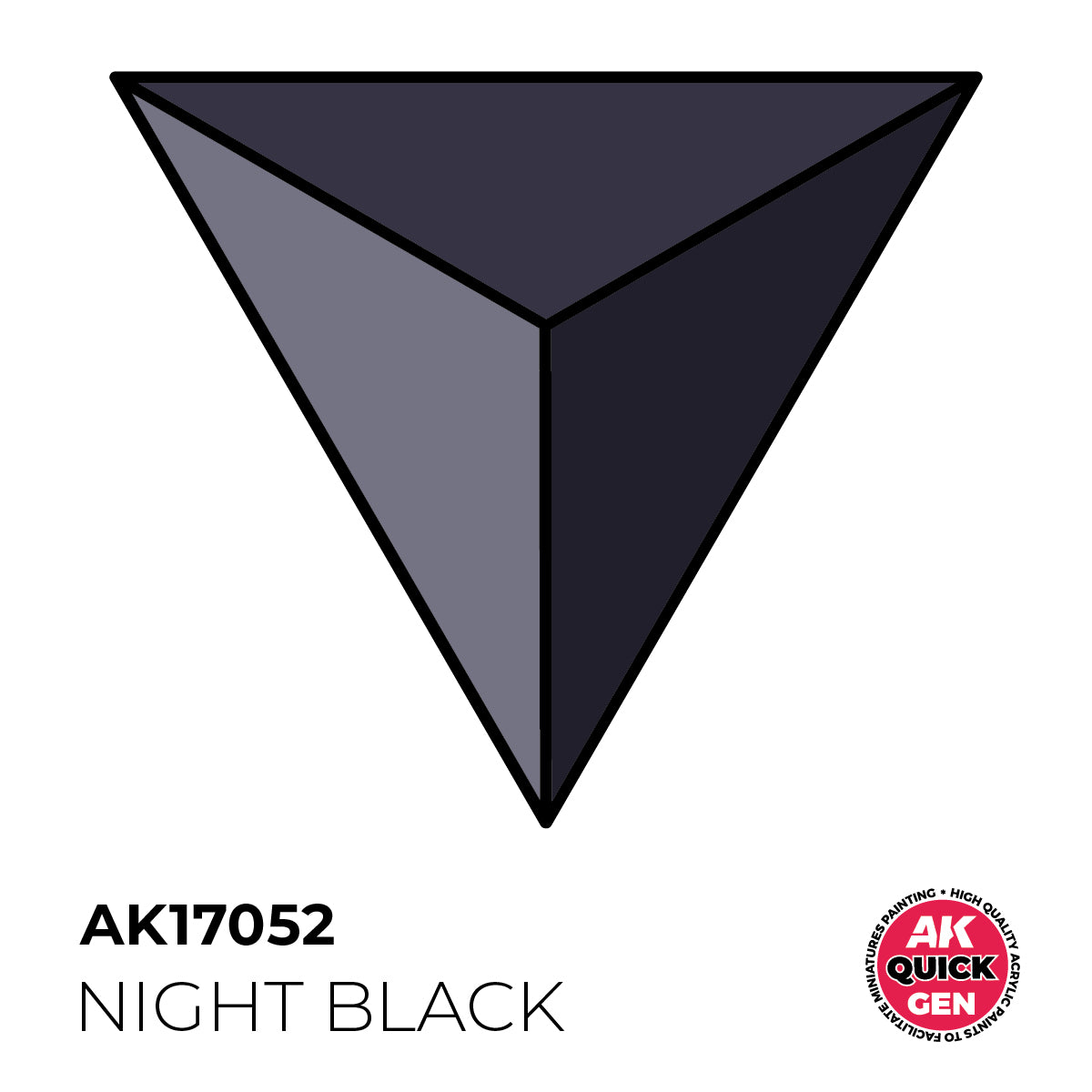 AK Interactive Quick Gen - Night Black 18 ml