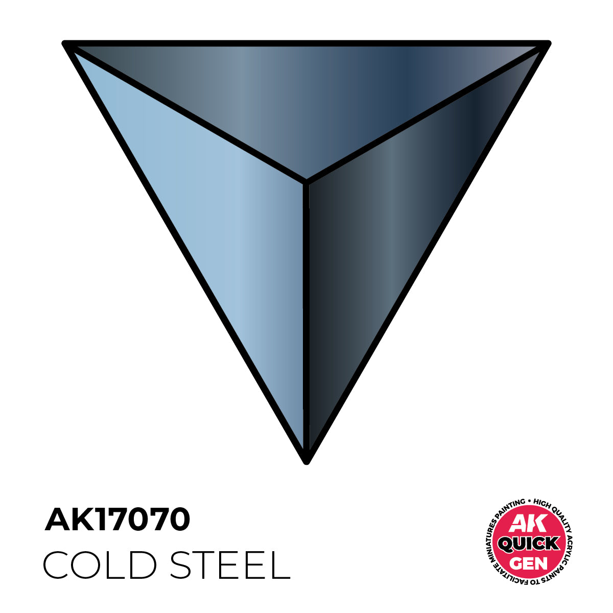 AK Interactive Quick Gen - Cold Steel 18 ml