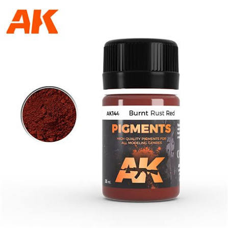 AK Interactive Brunt Rust Red Pigment