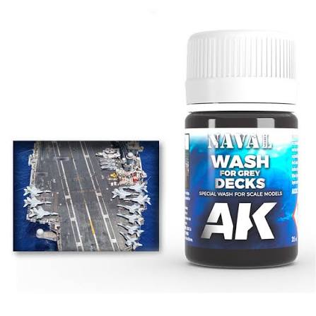 AK Interactive Wash For Grey Decks