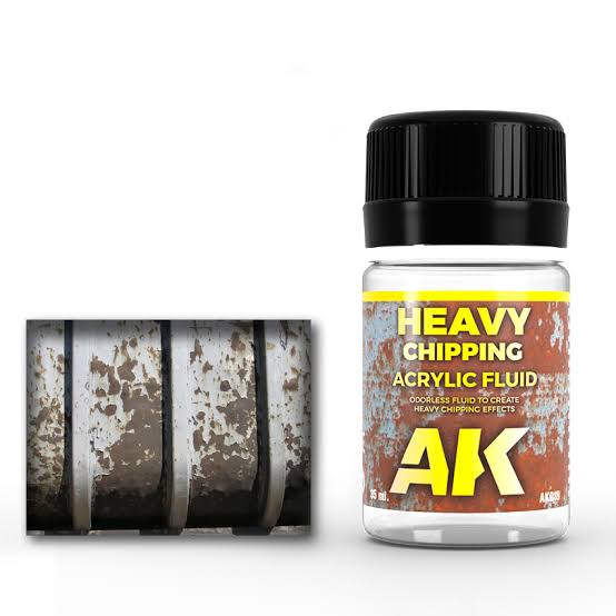 AK Interactive Heavy Chipping Effects Acrylic Fluid