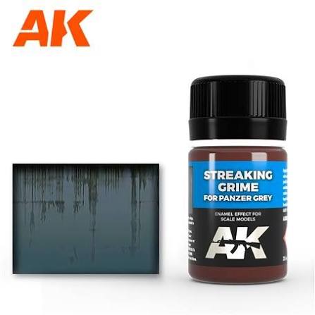 AK Interactive Streaking Grime For Panzer Grey Vehicles