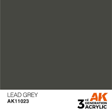 AK Interactive 3G Acrylic Lead Grey 17ml