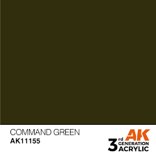 AK Interactive 3G Acrylic Command Green 17ml