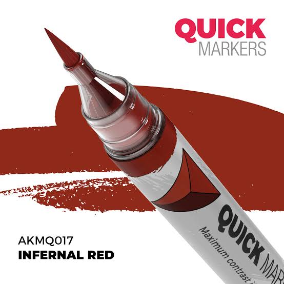 AK Interactive Infernal Red - Quick Marker