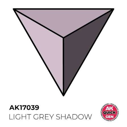AK Interactive Quick Gen - Light Grey Shadow 18 ml