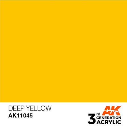 AK Interactive 3G Acrylic Deep Yellow 17ml