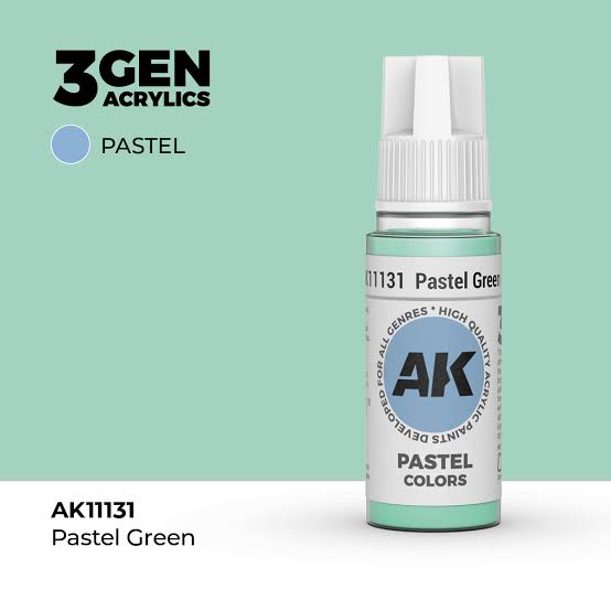 AK Interactive 3G Acrylic Pastel Green 17ml