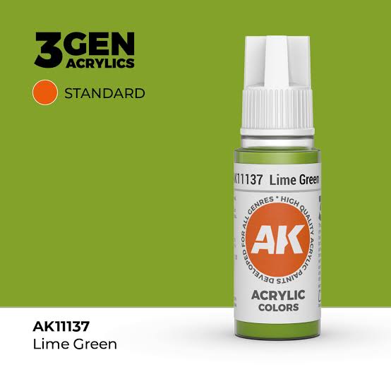 AK Interactive 3G Acrylic Lime Green 17ml