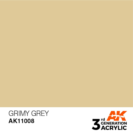 AK Interactive 3G Acrylic Grimy Grey 17ml