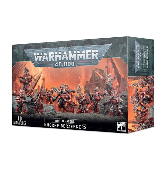 Wahammer: 40k - World Eaters - Khorne Berzerkers