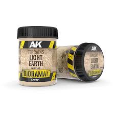 AK Interactive Terrains Light Earth - 250ml (Acrylic)