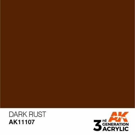 AK Interactive 3G Acrylic Dark Rust 17ml