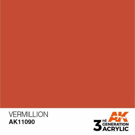 AK Interactive 3G Acrylic Vermillion 17ml