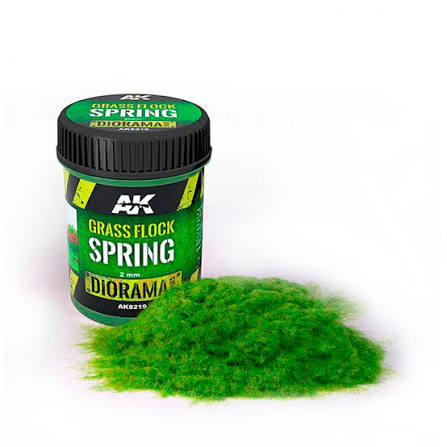 AK Interactive Grass Flock 2mm SPRING