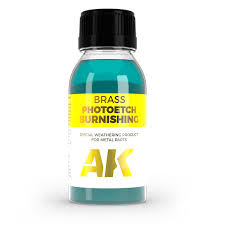 AK Interactive Brass Photoetch Burnishing Liquid