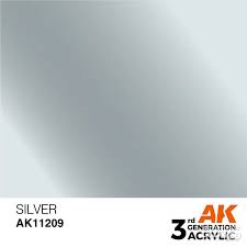 AK Interactive 3G Acrylic Silver 17ml