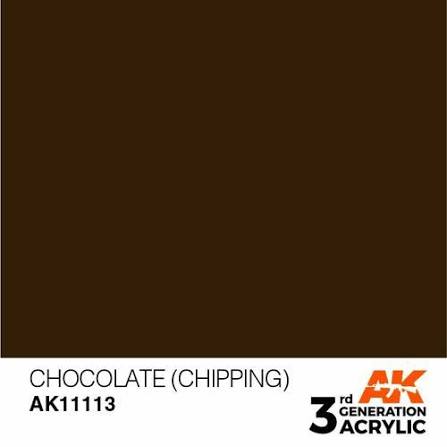 AK Interactive 3G Acrylic Chocolate (Chipping) 17ml