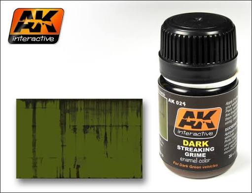 AK Interactive Streaking Grime For Dark Vehicles