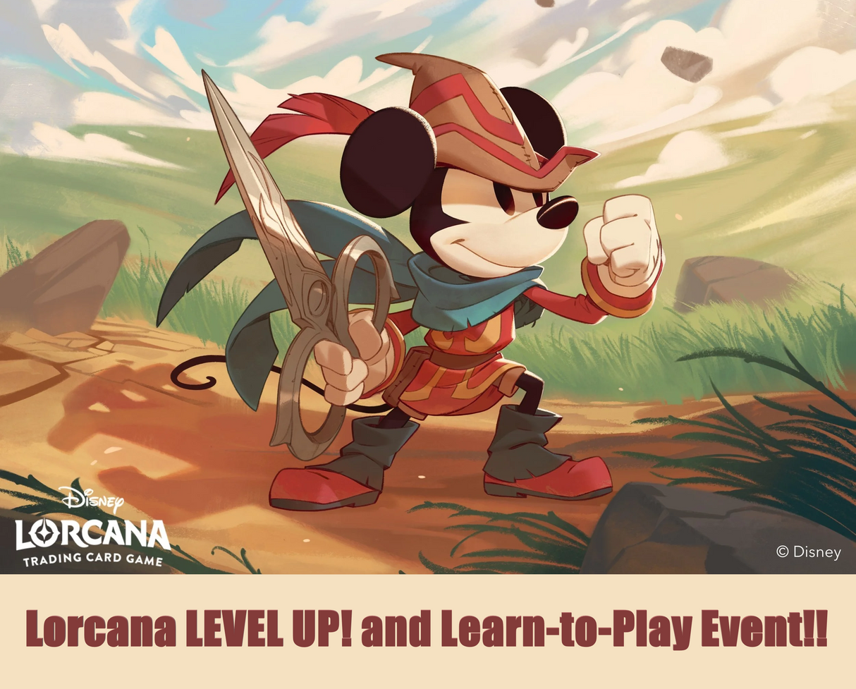 Lorcana LEVEL UP!!  and Learn-to-Play Event!