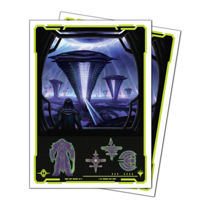 Ultra Pro: Apex Sleeves - Edge of Eternities - Black Mythic (105)