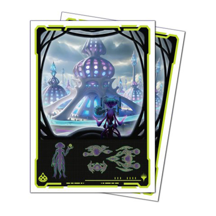 Ultra Pro: Apex Sleeves - Edge of Eternities - Blue Mythic (105)