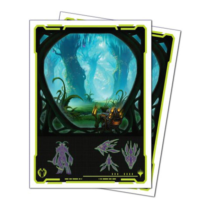 Ultra Pro: Apex Sleeves - Edge of Eternities - Green Mythic (105)