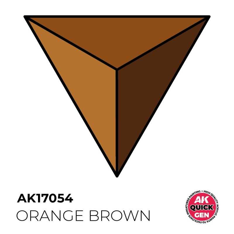 AK Interactive Quick Gen - Orange Brown 18 ml