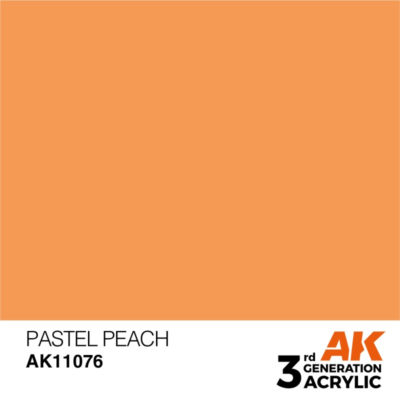 AK Interactive 3G Acrylic Pastel Peach 17ml