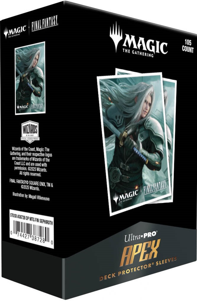 Ultra Pro: Apex Sleeves "Sephiroth, Planet's Heir" MTG Final Fantasy Universes Beyond 105Ct