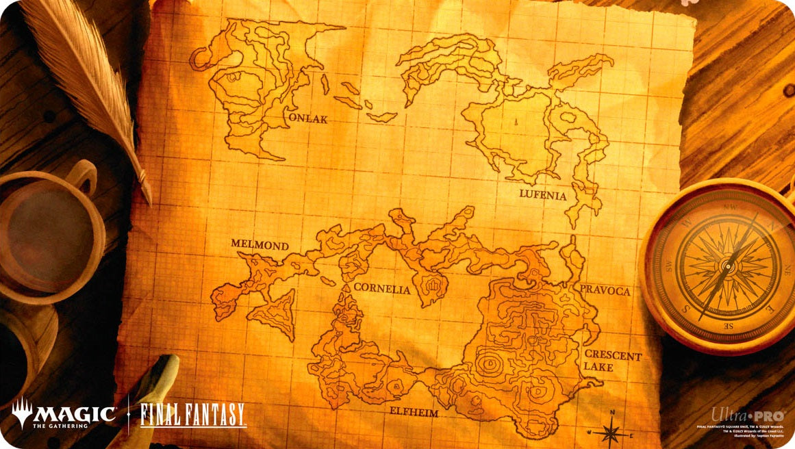 Ultra Pro: Playmat "World Map" MTG Final Fantasy Universes Beyond Larry's Game Store Ultra Pro: Playmat "World Map" MTG Final Fantasy Universes Beyond Larry's Game Store