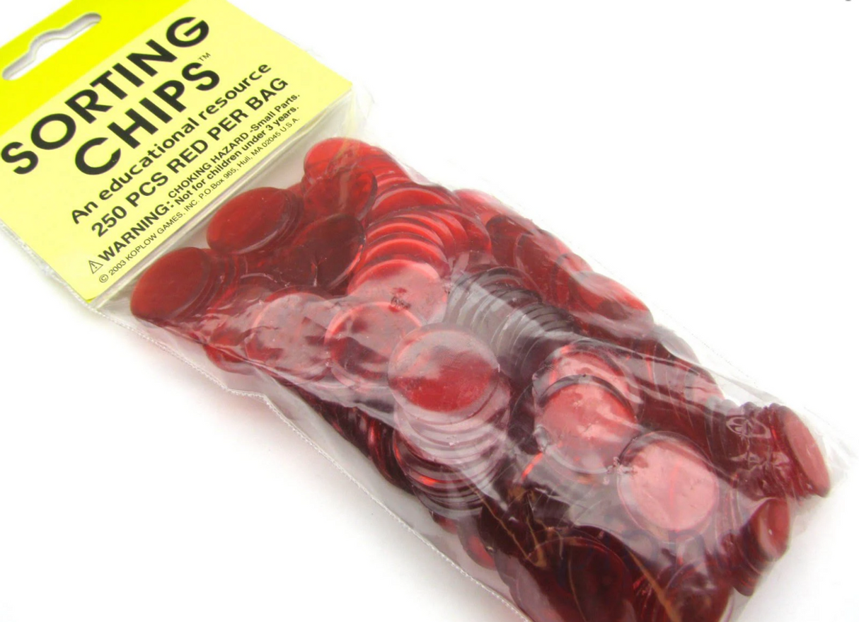 Sorting Chips - Red