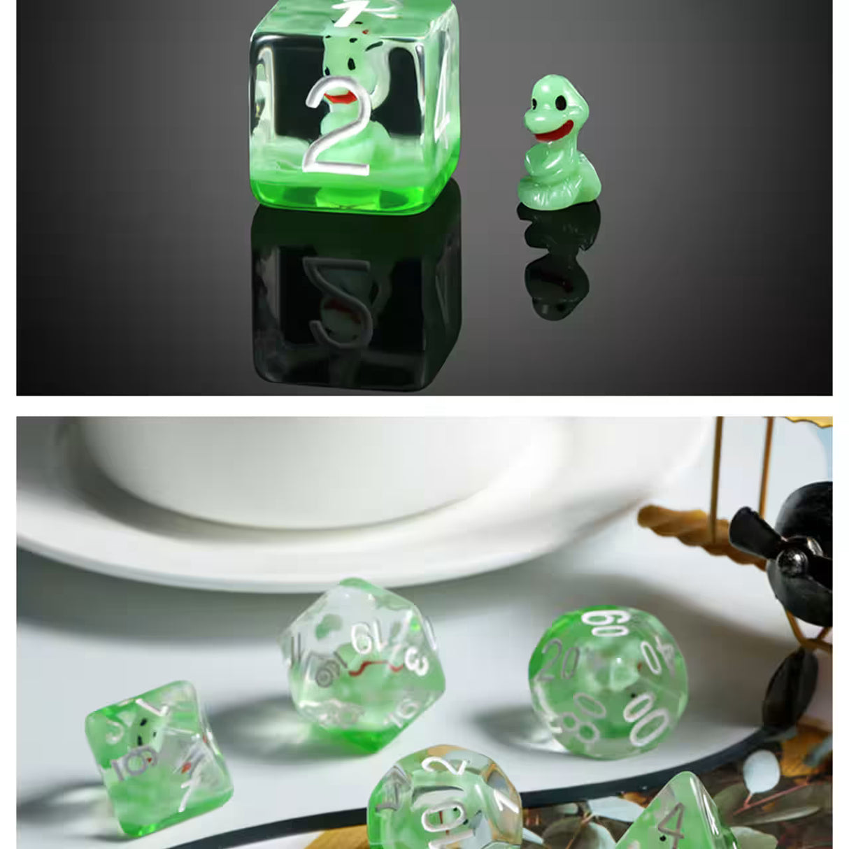 Resin Dice Set (7) Snake