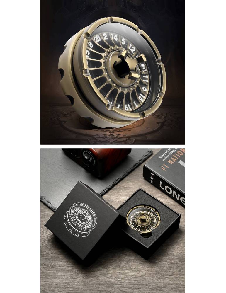 Roulette Dice D20 - Brass