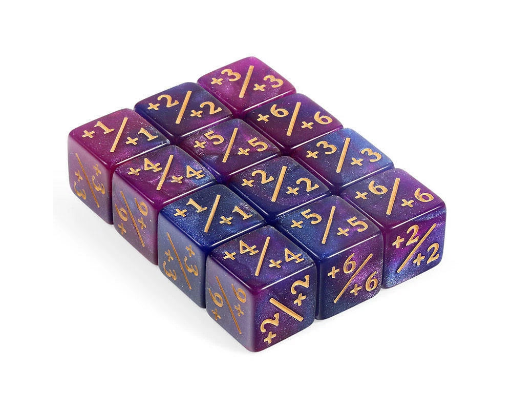 Positive Dice Counters: Purple (12ct)