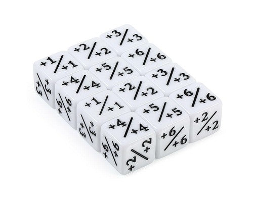 Positive Dice Counters: White (12ct)