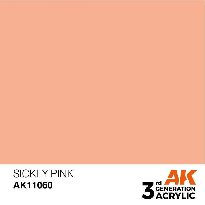 AK Interactive 3G Acrylic Sickly Pink 17ml
